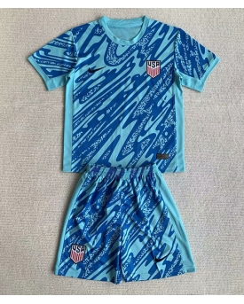 Stati Uniti Portiere Maglia Gara Casa Repliche Copa America 2024 Bambino